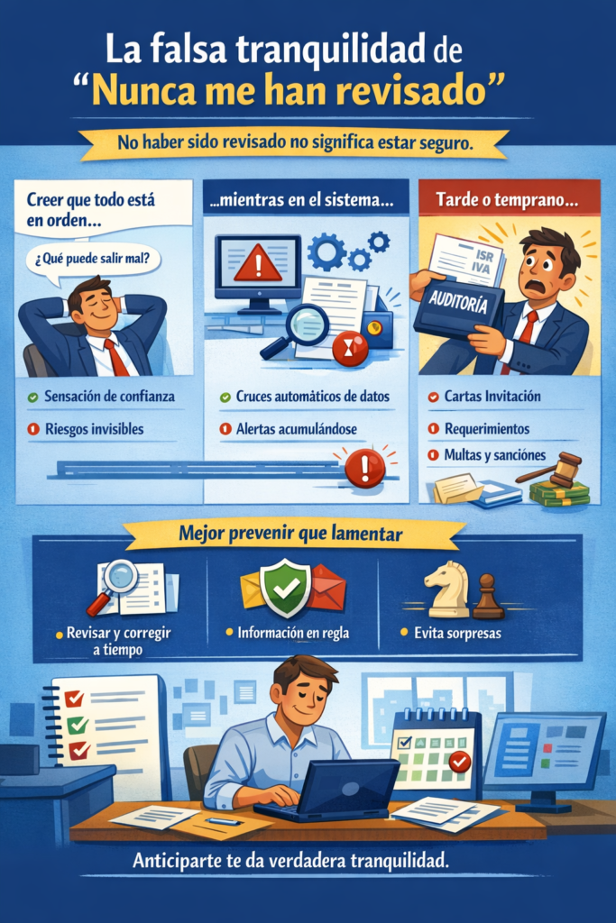 nunca me han revisado