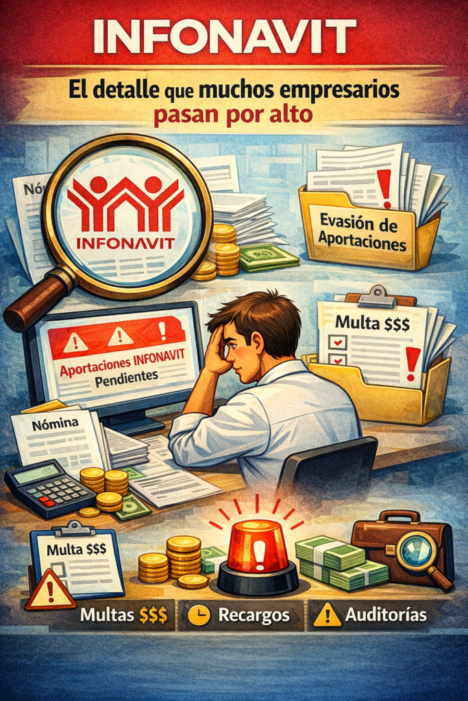 riesgos con Infonavit en nómina