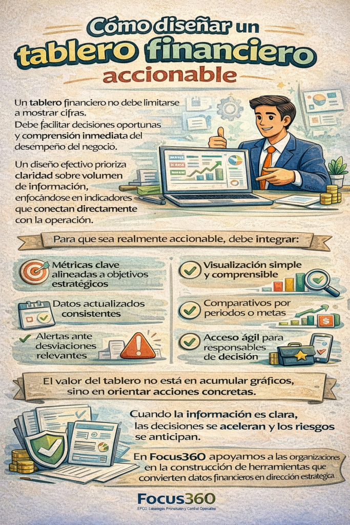 Tablero financiero estratégico empresarial