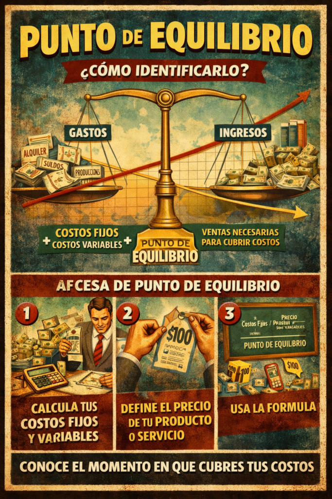 calcular punto equilibrio empresa